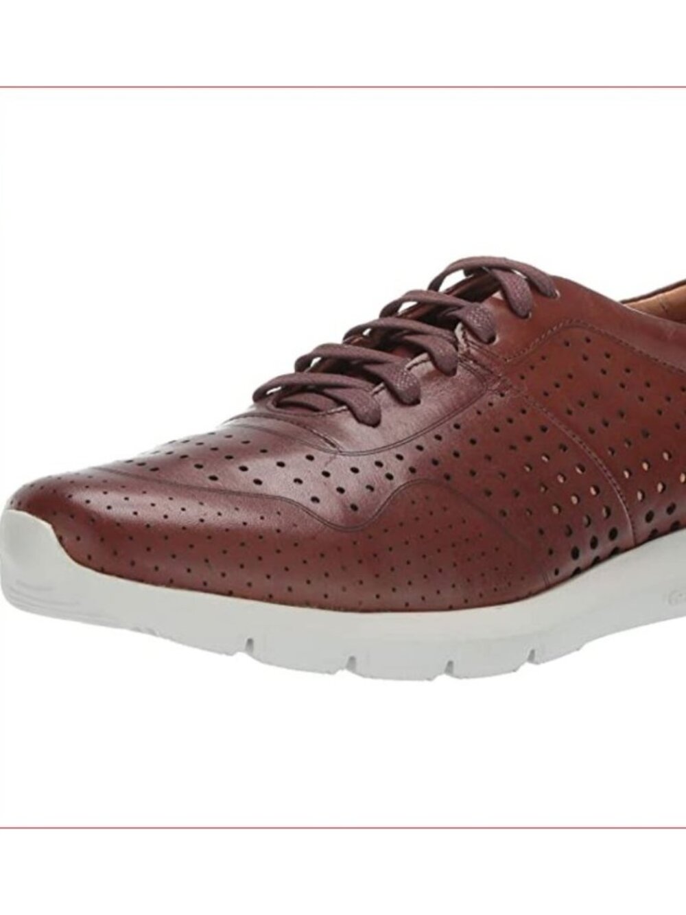 Marc Joseph New York Men's Genuine Leather Sneaker Shoes: Cognac Nappa, Size 9
